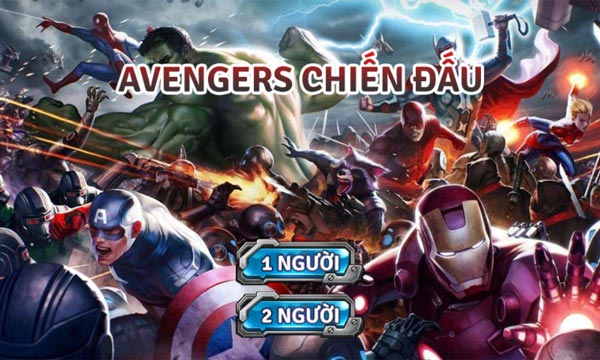 Chơi game Avengers chiến đấu - GameVui