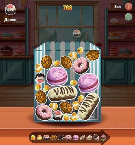 Cố gắng đừng để những chiếc bánh kẹo cao quá