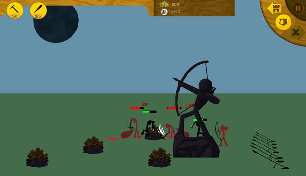 Tấn công và phá hủy tượng đài bên địch để giành chiến thắng