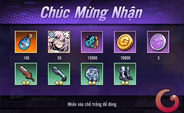 Chúc mừng nhận