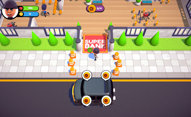 Chơi game Thoát khỏi ngân hàng - GameVui.vn