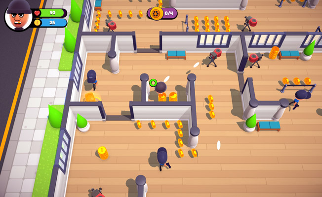 Thu thập các đồng xu vàng và cuối cùng là các bánh xe.