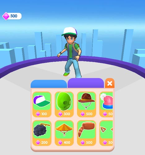 Rất nhiều skin phụ kiện mũ trong Shop cửa hàng