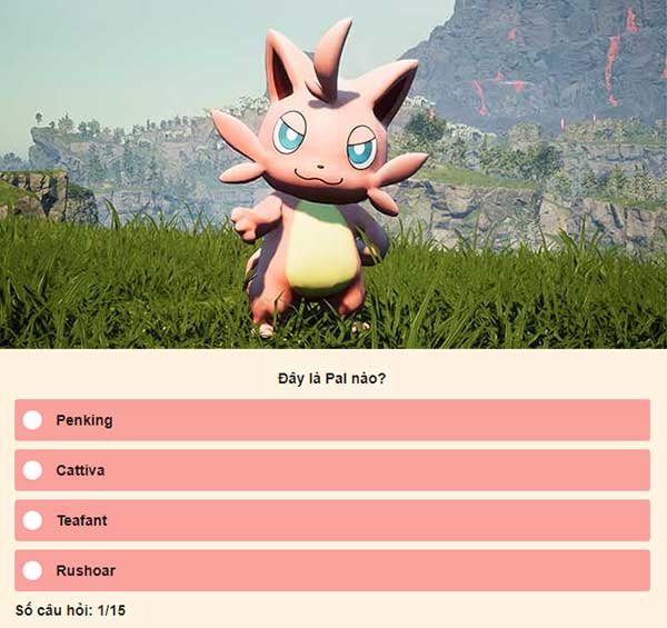 Chọn đáp án đúng