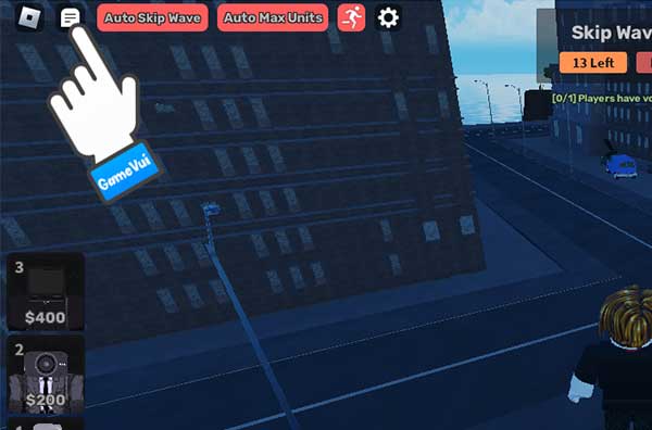 Nhấn biểu tượng chat