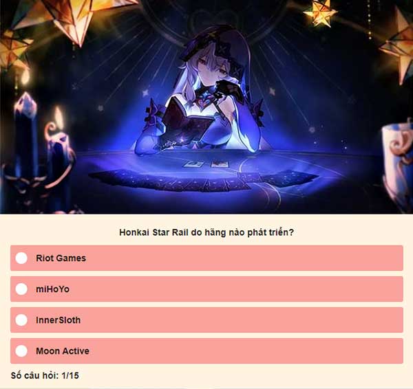 Chọn đáp án đúng