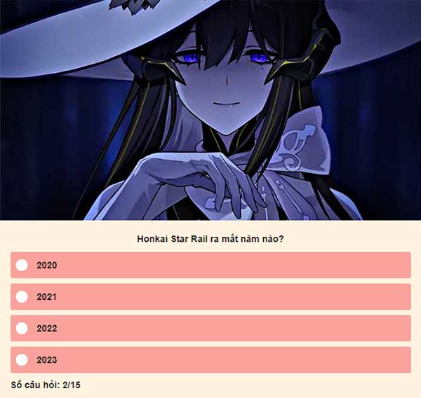 Chọn đáp án đúng