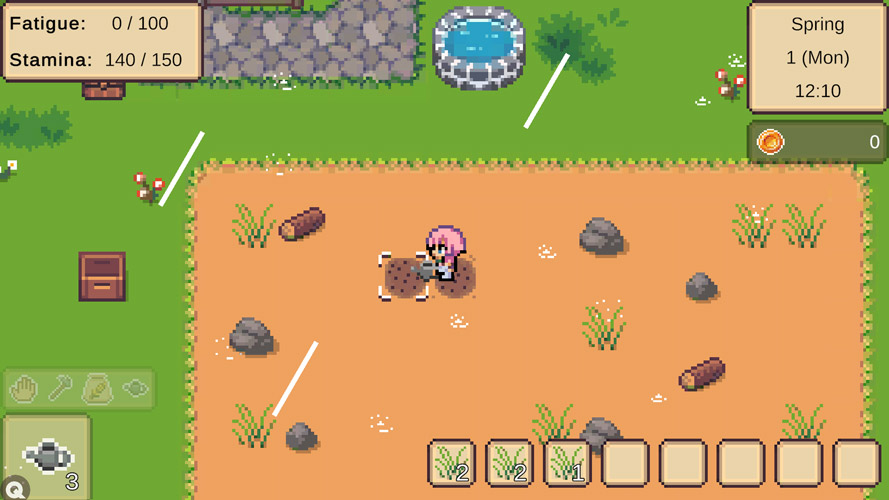 Hãy luôn nhớ cây trồng cần tưới cây mỗi ngày để không bị héo khô nhé.