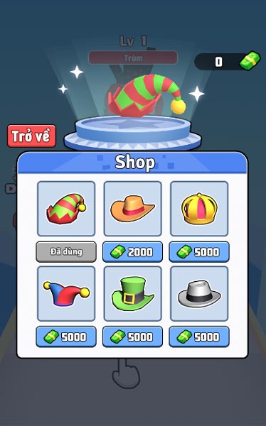 Nhiều mẫu phụ kiện Skin cho nhân vật Stickman