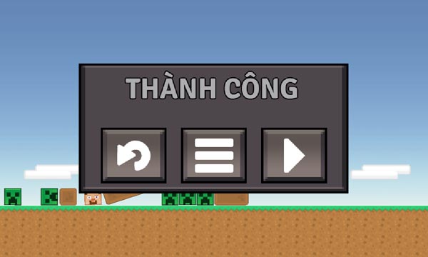 Hoàn thành level cấp độ Giải cứu Minecraft 2