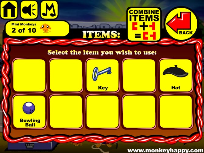 Ghép hoặc sử dụng các vật phẩm.