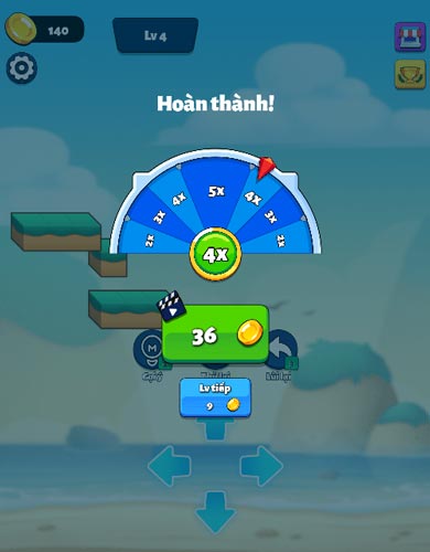 Hoàn thành level cấp độ