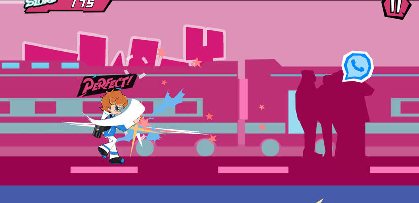 Hãy nhảy theo các nốt nhạc để vượt qua màn chơi nhé.