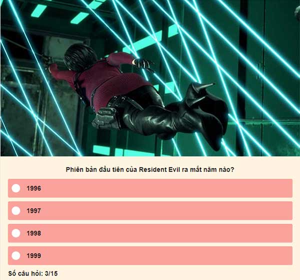 Chọn đáp án đúng