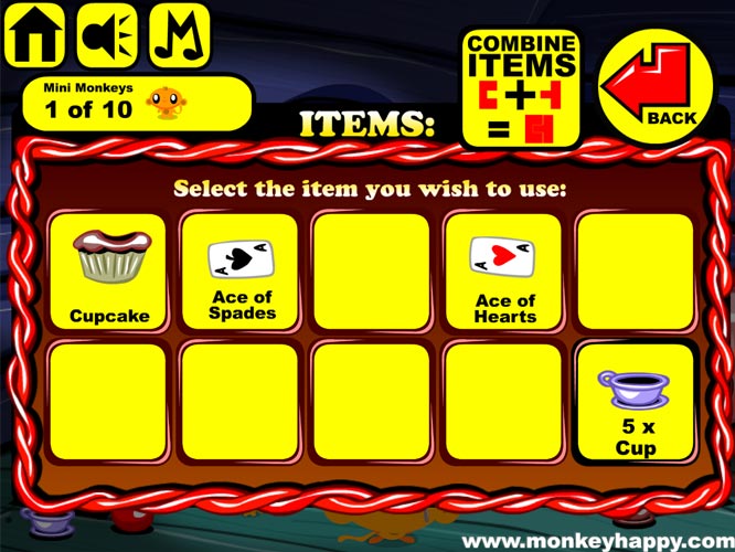 Ghép hoặc sử dụng các vật phẩm.