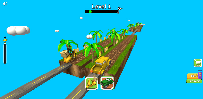 Đổi xe phù hợp với địa hình.