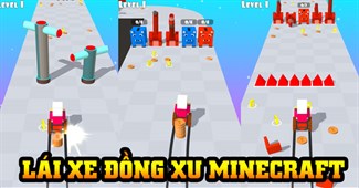 Lái xe đồng xu Minecraft