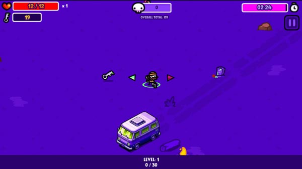 Điều khiển nhân vật di chuyển trên màn hình