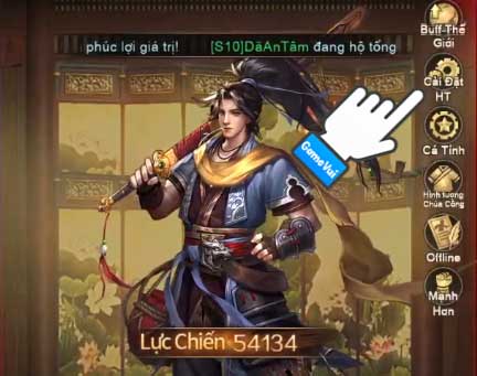 Chọn Cài Đặt HT