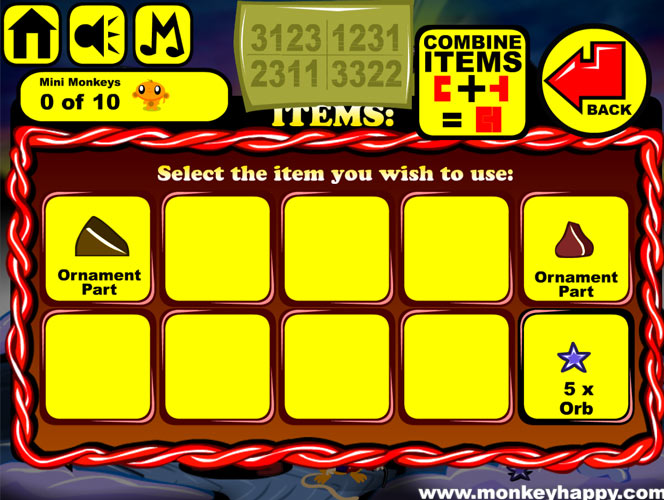 Ghép hoặc sử dụng các vật phẩm.