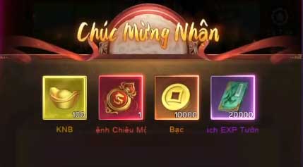 Chúc mừng nhận