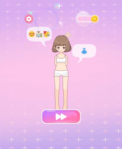 Giúp nhân vật chính chọn ra những bộ trang phục phù hợp