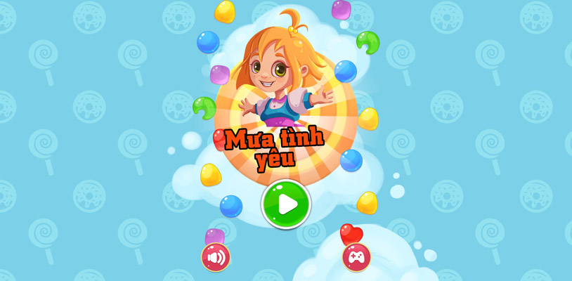 Chơi game Mưa tình yêu - GameVui.vn