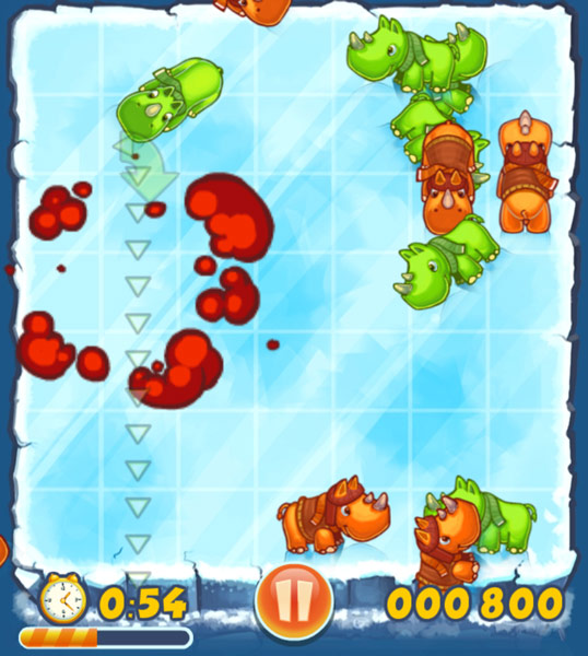 Thi thoảng sẽ xuất hiện bom, hãy tận dụng chúng để ghi điểm nhé.