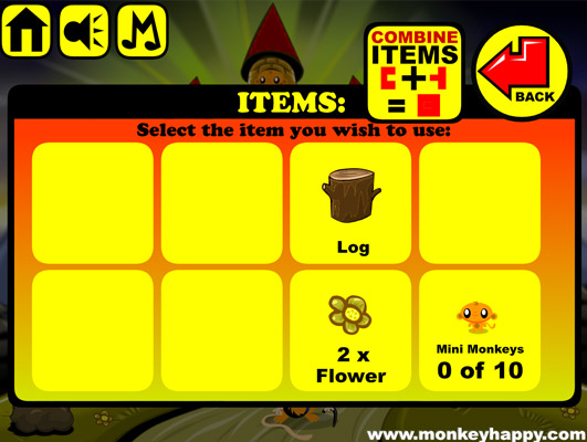 Ghép hoặc sử dụng các vật phẩm.