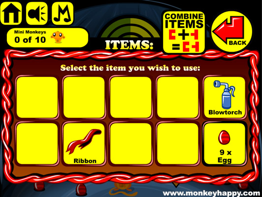 Ghép hoặc sử dụng các vật phẩm.