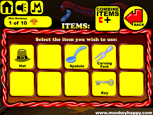 Ghép hoặc sử dụng các vật phẩm.