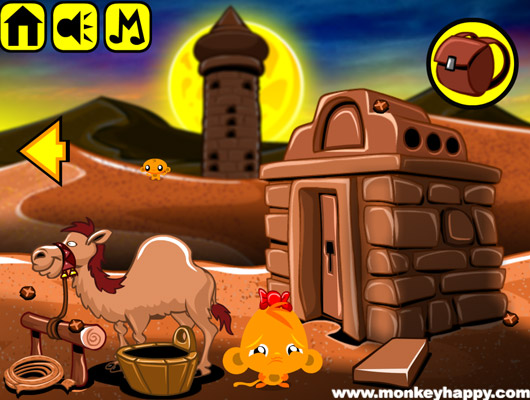 Chơi game Chú khỉ buồn miền Viễn Tây - GameVui.vn