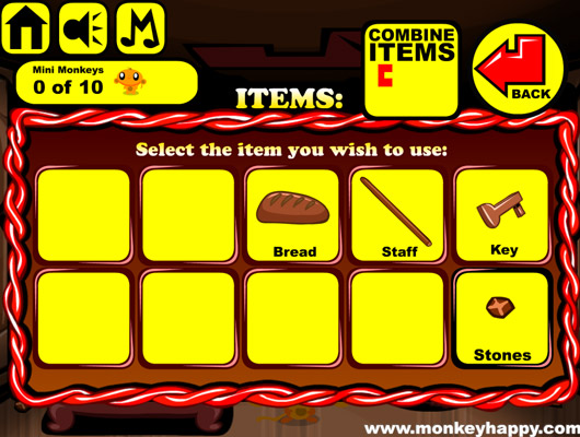 Ghép hoặc sử dụng các vật phẩm.