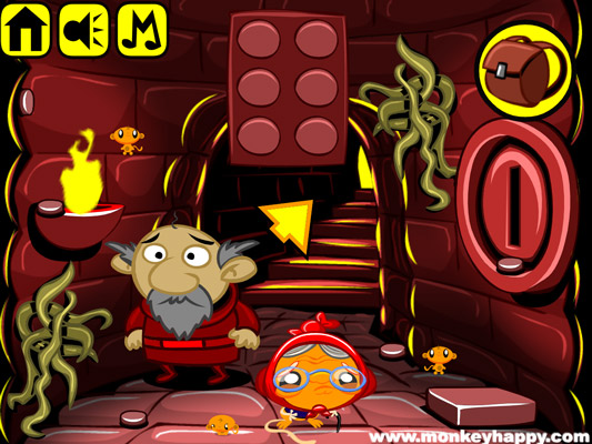 Chơi game Chú khỉ buồn: Tìm Ninja - GameVui.vn