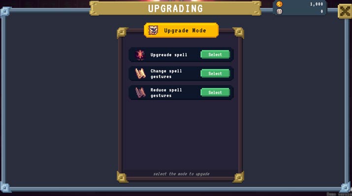 Nâng cấp các kỹ năng của bạn.