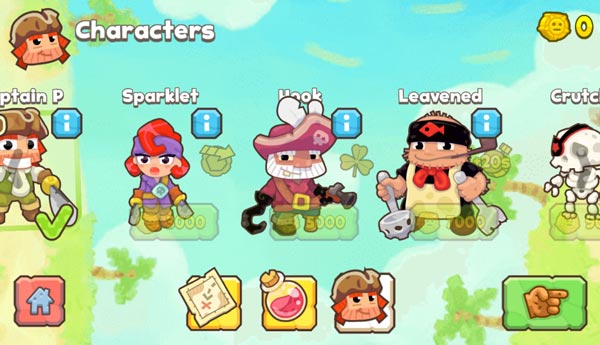 Rất nhiều Skin nhân vật đa dạng