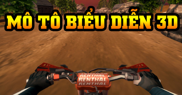 Mô tô biểu diễn 3D