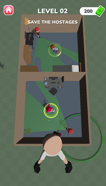 Nhiệm vụ của bạn là giải cứu các con tin khỏi kẻ xấu