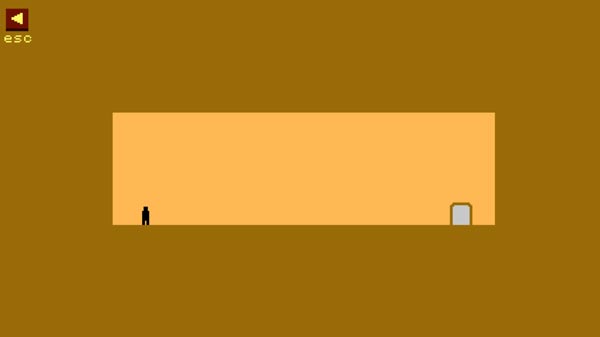 Điều khiển nhân vật di chuyển về phía cánh cửa ở phía cuối màn hình