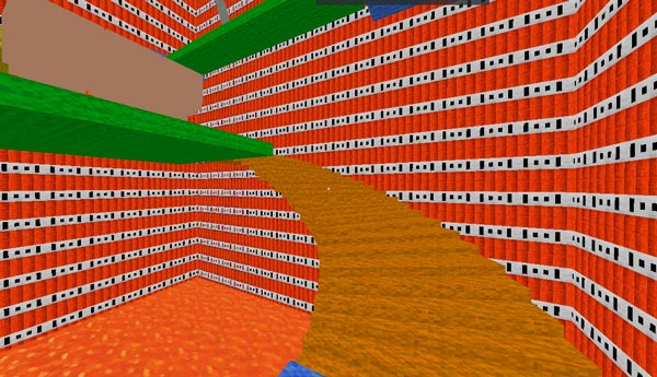 Điều khiển nhân vật Obby Parkour qua những bậc thang nguy hiểm