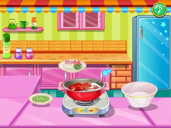 Hãy lần lượt cho các loại gia vị phù hợp vào nồi