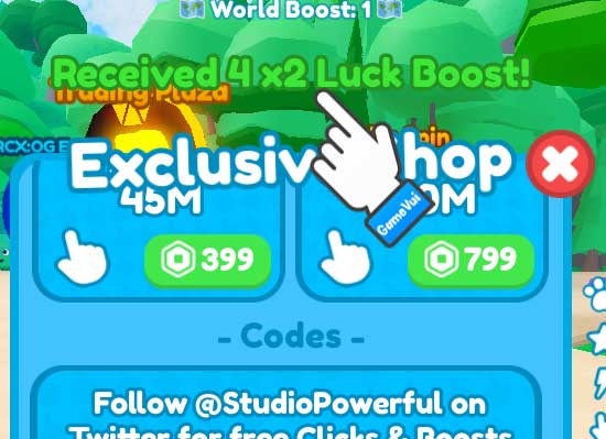 Phần thưởng đổi code