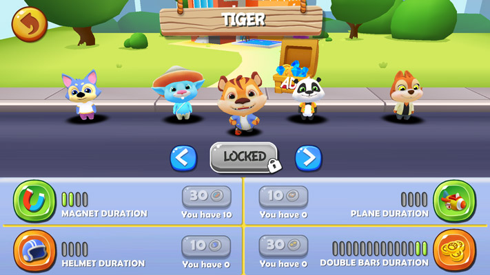 Nâng cấp sức mạnh và sở hữu nhiều bạn động vật thú vị nhé.