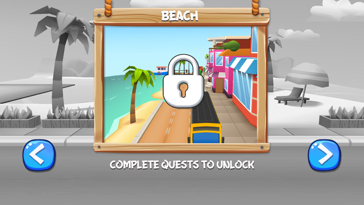 Có nhiều bản đồ chơi thú vị.