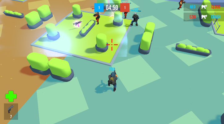 Chế độ đấu đội cực kỳ gay cấn.