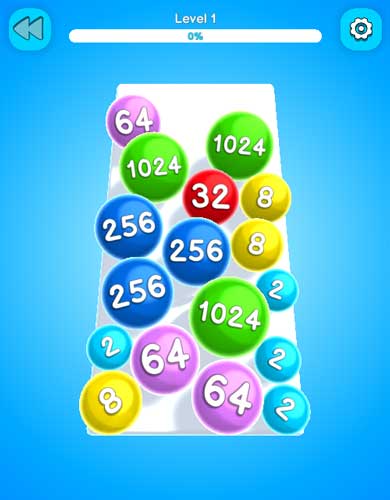 Chơi game Nối bóng 2048 - GameVui