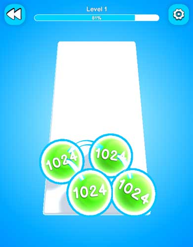 Chinh phục con số cao nhất là 2048 với mỗi cấp độ