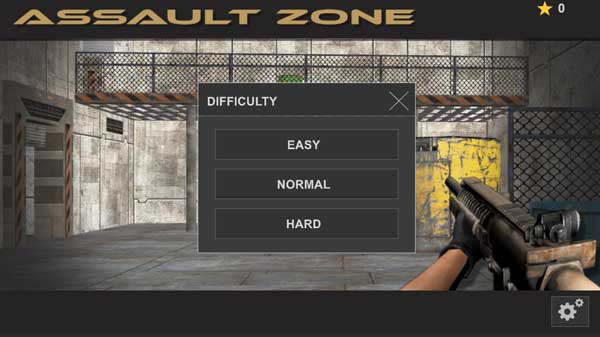 Người chơi có thể lựa chọn thử sức với 3 mức độ: Dễ, Thường hoặc Khó