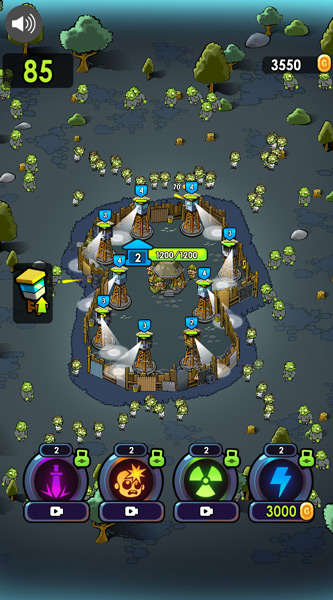 Đánh bại toàn bộ kẻ thù trong các đợt tấn công dồn dập.