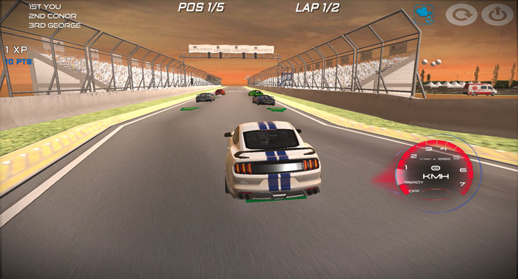 Vượt qua tất cả đối thủ và về đích đầu tiên để giành chiến thắng.